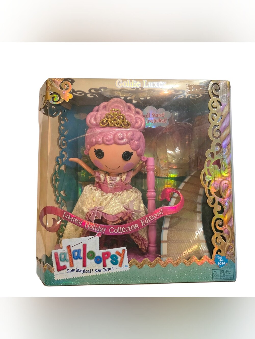 NIB Lalaloopsy Goldie Luxe Full Size Doll Limited Holiday Collector Edition Toys